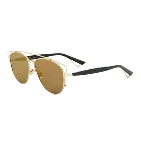 Technologic goggle glasses Dior Gold in Metal 